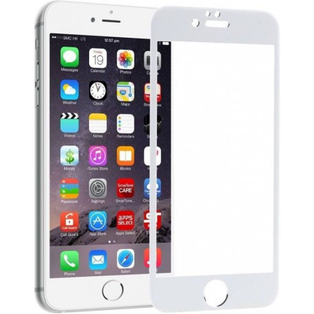 Защитное стекло 3D GLASS HOCO для iPhone 6 Plus White (Белый)