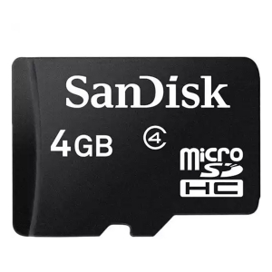 Карта памяти microSD SanDisk 4 Gb 4 Class