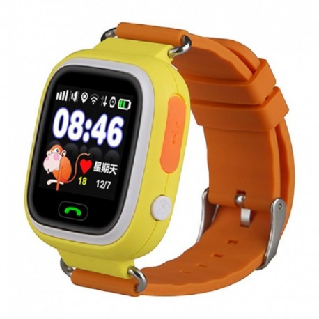 Умные часы UWatch Kid Smart Watch Q90 Yellow/Orange (Желтый/Оранжевый)