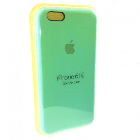 Силиконовый чехол (silicone case) iPhone 6G/6S Mint (Мятный)