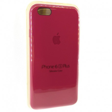 Силіконовий чохол (silicone case) iPhone 6G+ Rose Red