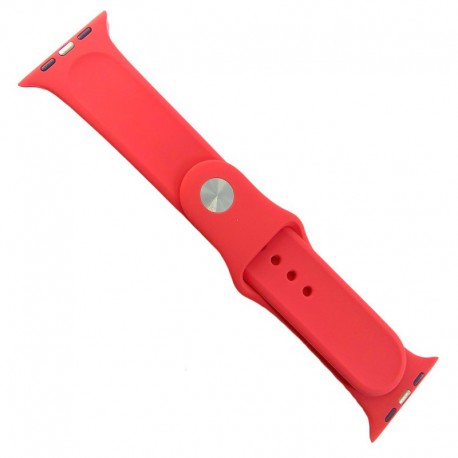 Силиконовый ремешок с софт-тач покрытием Watch 38-40мм Red