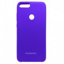 Силиконовый чехол (silicone case) Huawei P Smart Purple (Фиолетовый)