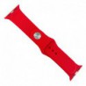 Силиконовый ремешок с софт-тач покрытием Watch 38-40мм Red Rose