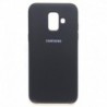 Силиконовый чехол (silicone case) Samsung Galaxy A6 2018 A600 Black (Черный)