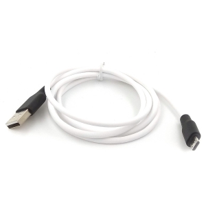 Надміцний силіконовий USB-кабель HOCO X21 Micro USB White