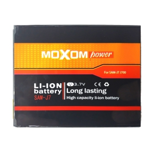 Аккумуляторная батарея Moxom SAM-J7 для Samsung Galaxy J7 (2015)/Mega On/On7 EB-BJ700CBE 3000 mAh
