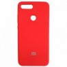 Силиконовый чехол (silicone case) Xiaomi Mi8 Lite Red (Красный)
