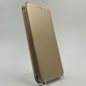 Кожаный противоударный чехол-книжка Wing Samsung A50/A30s GOLD