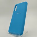 Оригинальный матовый чехол Silicone Case Samsung A50/A30s JUST BLUE