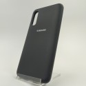 Оригинальный матовый чехол Silicone Case Samsung A50/A30s Black