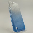 Силиконовый чехол с блёстками VAJA SAMSUNG A01 Blue