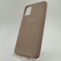 Оригинальный матовый чехол-накладка Silicone Case Samsung A51 Matte Pink