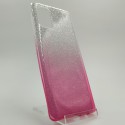Силіконовий чохол із блискітками VAJA SAMSUNG A71 Pink