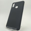 Силиконовый матовый чехол-накладка Simin Style Samsung A10S Black