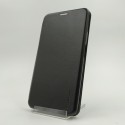 Шкіряний протиударний чохол-книжк Samsung A01 Black