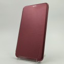 Кожаный противоударный чехол-книжка Wing Samsung A70 Ruby