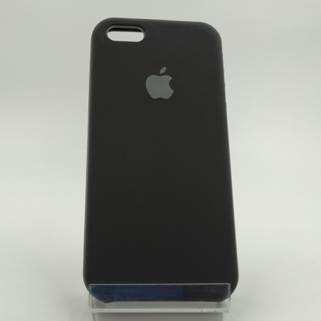 Оригинальный матовый чехол Silicone Case iPhone 5G/5S/5SE Black
