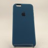 Оригинальный матовый чехол Silicone Case iPhone 6G/6S Blue Cobalt