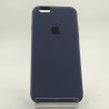 Оригинальный матовый чехол Silicone Case iPhone 6G/6S Navy storm
