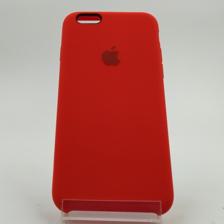 Силиконовый чехол (silicone case) Apple iPhone 6G/6S Red (Красный)