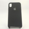 Оригинальный матовый чехол Silicone Case iPhone X/Xs Black