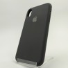 Оригинальный матовый чехол Silicone Case iPhone X/Xs Black