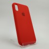 Оригинальный матовый чехол Silicone Case iPhone X/Xs Red