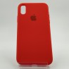 Оригинальный матовый чехол Silicone Case iPhone X/Xs Red