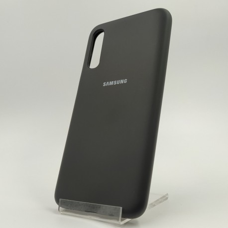 Silicone case Samsung A70 Black