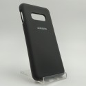 Оригинальный матовый чехол Silicone Case Samsung S10E Black