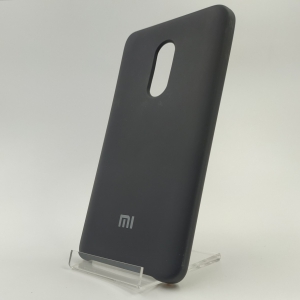 Оригінальний матовий чохол Silicone Case Xiaomi Redmi Note 4X Black
