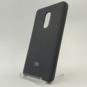 Оригинальный матовый чехол Silicone Case Xiaomi Redmi Note 4X Black