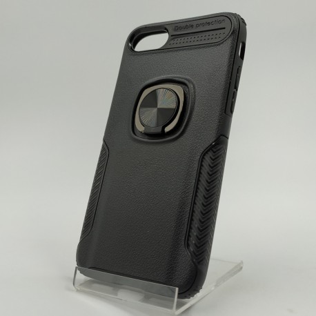Противоударный чехол HONOR Premium с кольцом-держателем iPhone 7/8 Black