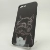 LUXO Stylish Bulldog Iphone 7G+/8G+ Black