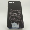 LUXO Stylish Bulldog Iphone 7G+/8G+ Black