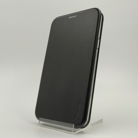 Кожаный противоударный чехол-книжка Nillkin Huawei P Smart Plus Black