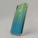 Стеклянный чехол Gradient case Samsung A10S aquamarine