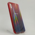Стеклянный чехол Gradient case Samsung A50 wine-colored