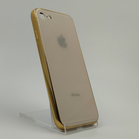 Стеклянный чехол Glass Case для iPhone iPhone 7G Gold