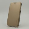 Кожаный противоударный чехол-книжка Nillkin Samsung Galaxy J3 2016 J310/J320 Gold (Золотой)