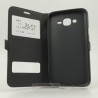 Кожаный противоударный чехол-книжка G-CASE Samsung Galaxy J7 Black