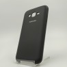 Оригинальный матовый чехол Silicone Case Samsung Galaxy J7 Black