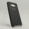 Оригинальный матовый чехол Silicone Case Samsung Galaxy J7 2016 J710 Black