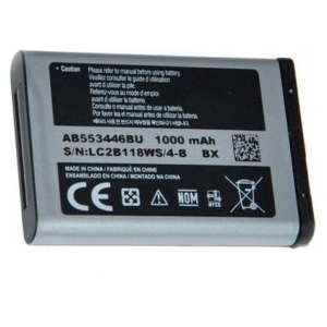 Аккумуляторная батарея для Samsung B100/B200/C3300/D800/E1130 AB553446BU 1000 mAh