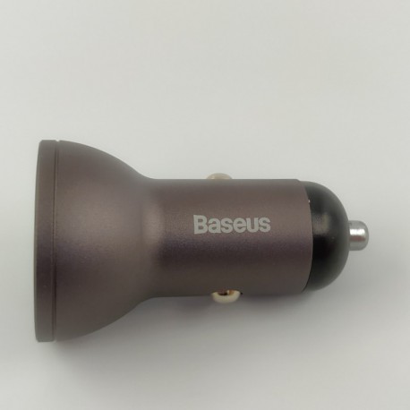 (отч) NEW АЗУ Baseus 2usb/4,8A + voltm (ccbx-0g)