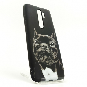 New LUXO Stylish Bulldog Xiaomi Redmi Note8 pro Black