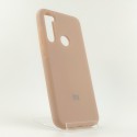 Оригинальный матовый чехол-накладка Silicone Case Xiaomi Redmi note8t Matte Pink