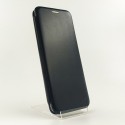 Кожаный противоударный чехол-книжка Hoco Samsung A11 Black