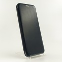 Кожаный противоударный чехол-книжка Hoco Case Samsung M11 Black